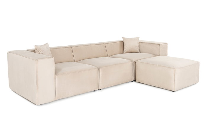 Atelier Del Sofa Lora Sofá Esquinero Crema